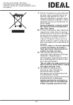 Предварительный просмотр 63 страницы IDEAL SHREDCAT 8283 CC Operating Instructions Manual