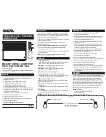 Preview for 1 page of IDEAL SK638 Manual