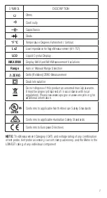 Предварительный просмотр 7 страницы IDEAL TightSight 61-747 Operation And Safety Manual