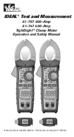 Preview for 1 page of IDEAL TightSight 61-757 Operation And Safety Manual