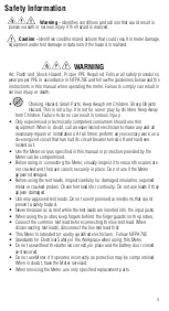 Preview for 4 page of IDEAL TightSight 61-757 Operation And Safety Manual