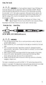 Preview for 12 page of IDEAL TightSight 61-757 Operation And Safety Manual