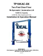 Preview for 1 page of IDEAL TP10KAC-DX Installation & Operation Manual