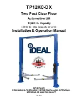 IDEAL TP12KC-DX Installation & Operation Manual preview