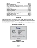 Preview for 2 page of IDEAL TP12KC-DX Installation & Operation Manual