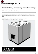 Preview for 1 page of IDEAL Viceroy GT 10 Installation, Assembly And Servicing