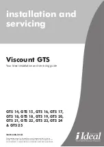 Preview for 1 page of IDEAL Viscount GTS 14 Installation And Servicing