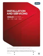 Preview for 1 page of IDEAL Vogue System Gen 2 S15 Installation And Servicing