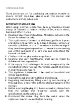 Preview for 3 page of IDEALE HF-212898 Instruction Manual