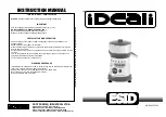 Preview for 1 page of IDEALI ESID-16335-700 Instruction Manual
