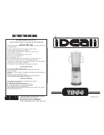 IDEALI TD-04 Instruction Manual предпросмотр