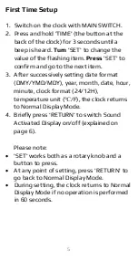 Preview for 7 page of ideaPOT WD69-3 User Manual