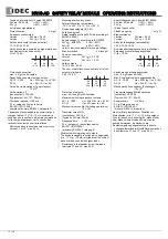 Preview for 15 page of IDEC HR1S-AC Operating Instructions Manual