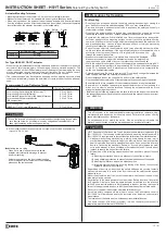 Предварительный просмотр 3 страницы IDEC HS1T Series Instruction Sheet