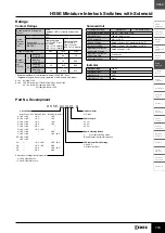 Preview for 2 page of IDEC HS5E Series Manual