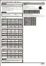 Предварительный просмотр 4 страницы IDEC HS6E Series Instruction Sheet