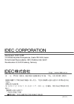 Preview for 72 page of IDEC Micro HG2G-5F Series Instruction Sheet