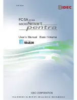 Preview for 1 page of IDEC MicroSmart pentra FC5A-C10R2 User Manual