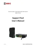 Preview for 1 page of IDEC WB9Z-CU100 User Manual