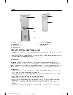 Предварительный просмотр 6 страницы Ideen Welt BL-05E Instruction Manual