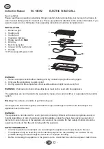 Предварительный просмотр 22 страницы Ideen Welt EG 1003RZ Instruction Manual