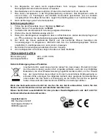 Предварительный просмотр 8 страницы Ideen Welt KB9588A1 Instruction Manual