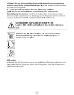 Preview for 10 page of Ideen Welt P8-RM-CSD Operating	 Instruction