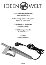 Preview for 1 page of Ideen Welt P8-RM-SI Operating Instructions Manual