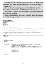 Preview for 11 page of Ideen Welt P8-RM-SI Operating Instructions Manual