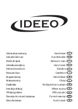 Ideeo HM-0937 Instructions For Use Manual preview