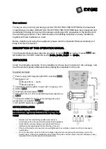 Preview for 5 page of Idegis D-10+ Operation Manual