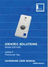 IDENTEC SOLUTIONS IDS1000 Hardware User Manual предпросмотр