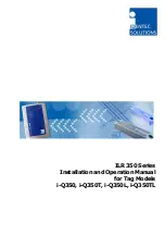 Preview for 1 page of IDENTEC SOLUTIONS ILR 350 Series Installation And Operation Manual