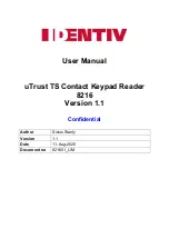 Identiv uTrust TS User Manual preview