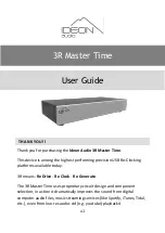 Preview for 1 page of Ideon Audio 3R Master Time User Manual