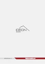 Предварительный просмотр 16 страницы Ideon Audio Absolute epsilon User Manual