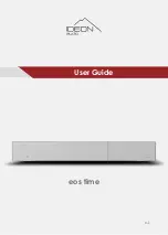 Ideon Audio eos time User Manual preview