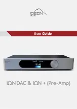 Preview for 1 page of Ideon Audio ION DAC User Manual