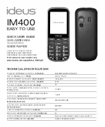 ideus IM400 Quick User Manual preview