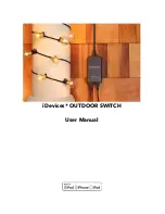 iDevices Outdoor Switch User Manual предпросмотр