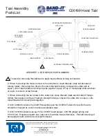 Предварительный просмотр 3 страницы Idex Band-it C00169 Operating Instructions