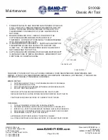 Предварительный просмотр 12 страницы Idex BAND-IT S10099 Manaul