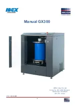 Idex GX300 Manual preview
