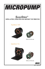 Idex MICROPUMP EagleDrive MS Installation, Operation And Warranty Information preview