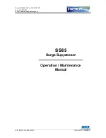 Idex Trebor SS85 Operation & Maintenance Manual предпросмотр