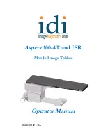 Предварительный просмотр 1 страницы idi Aspect ISR Operator'S Manual