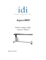 idi Aspect100E Operator'S Manual preview