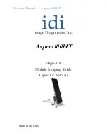 idi Aspect100HT Operator'S Manual preview