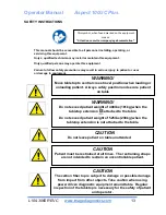 Preview for 14 page of idi Aspect100UC Plus Operator'S Manual