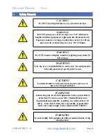 Preview for 7 page of idi Ilex 55 Operator'S Manual